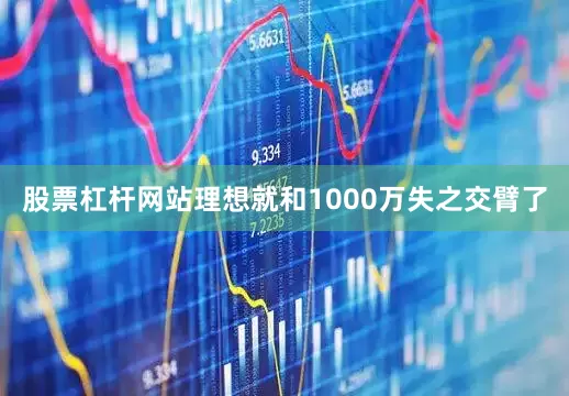 股票杠杆网站理想就和1000万失之交臂了